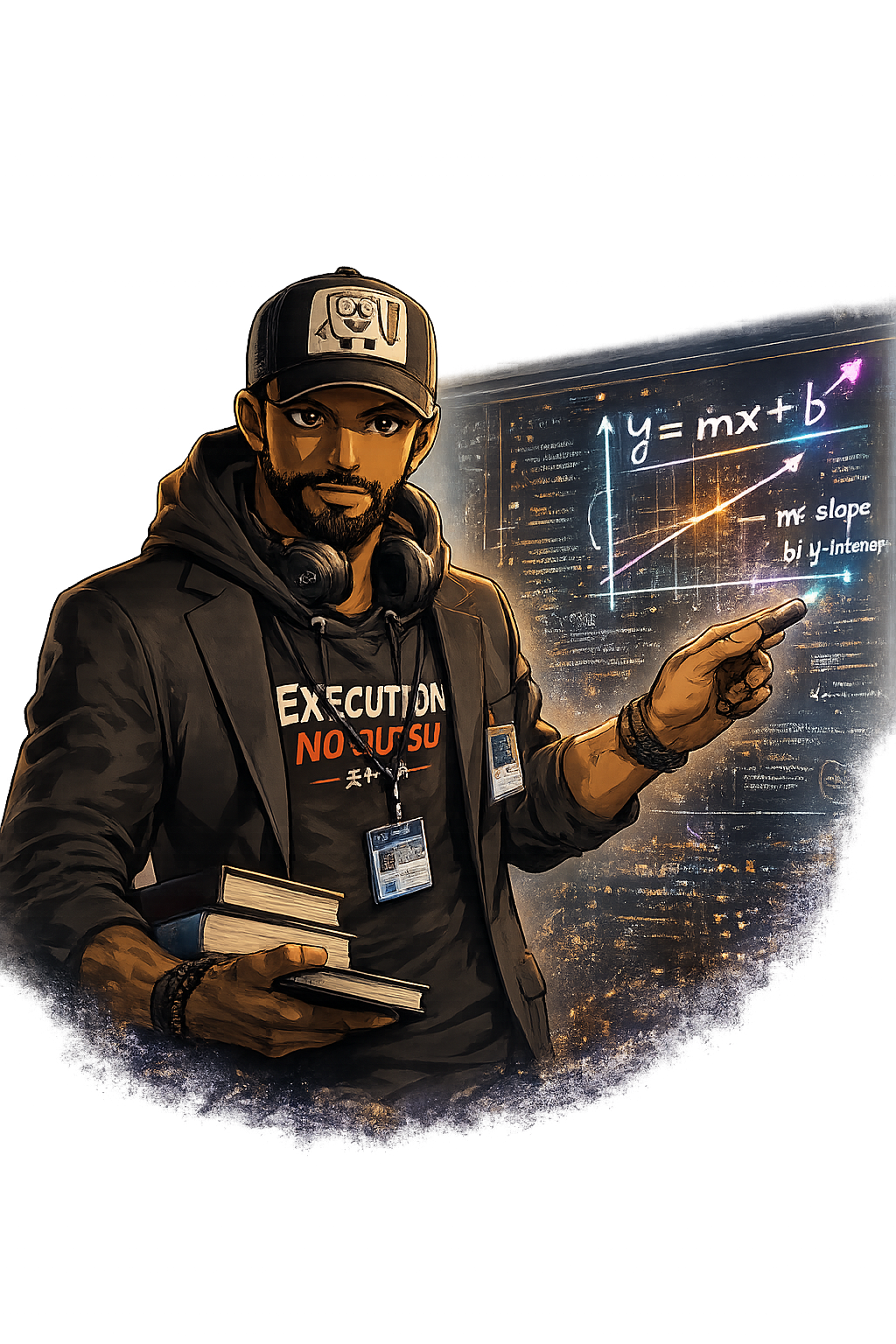 Professor CJ with creator-tech energy
